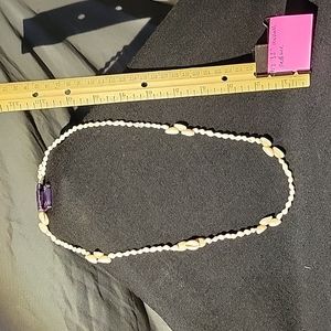 32" seashell necklace